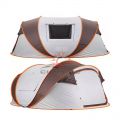 Factory custom logo folding outdoor camping 3-4 person automatic pop up tents for camping hiking beach